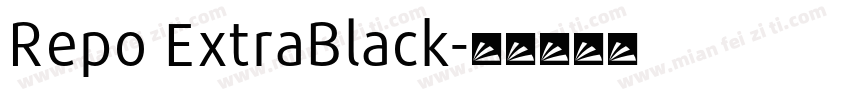 Repo ExtraBlack字体转换